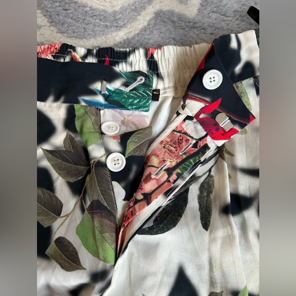 Roberto Cavalli Size 38 Floral Pants - Picture 3 of 8